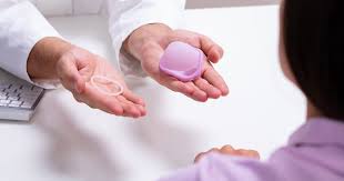 Finger rimming or a fist/few fingers (something that doesn't penetrate too easily) putting pressure on and releasing it repeatedly. via. Birth Control How To Use Your Diaphragm Familydoctor Org