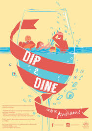 Recent Poster Design I Made For Grand Hyatt Hotels No Strings Attached At The Moment So Sharing It Here Poster Design Restaurant Poster Summer Restaurants