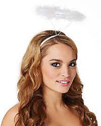 Maybe you would like to learn more about one of these? White Faux Marabou Halo Spirithalloween Com