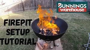 And after this, this can be the primary graphic: Firepit Setup Tutorial Bunnings Fiammetta Cast Iron Firepit Youtube