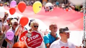 Gazeta polska said it would include the stickers, which feature an image of a black cross over a pride flag alongside the slogan. Lgbt Free Zone Stickers To Be Given Out By Polish News Magazine Cnn
