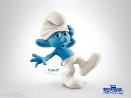 The Smurfs Clumsy This Is My Favorite Character From The Movie I Sculpted All Of The Base Muscle Deformations Fo Smurfs Movie Cartoon Wallpaper Hd Smurfs