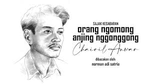 Aku (puisi #2) melangkah aku bukan tuak menggelegak sumbu buatan satu biduan kujauhi ahli suara lautan adalah suara kesepian. Kesabaran Puisi Chairil Anwar Dibacakan Oleh Norman Adi Satria Youtube