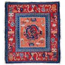 Old Tibetan Rug Saddle Top With Dragon Design From A Unique Collection Of Antique And Modern Chinese And East Asian Rugs At Rugs On Carpet Tibetan Rugs Rugs
