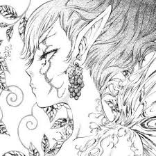 Coloring Pages For Teenagers Difficult Fairy Stensil Gambar