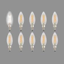 Livex Lighting 4 Watt 40 Watt Equivalent B10 Led Dimmable Light Bulb Warm White E12 Candelabra Base Reviews Wayfair