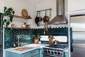 12 Rooms That Share The Colors That Go With Green Green Kitchen Small Kitchen Backsplash Kitchen Design
