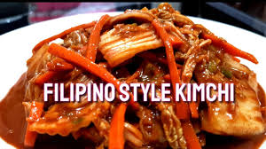 Filipino Kimchi Recipe Homemade Kimchi Youtube