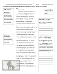 Additional parameters may follow on separate lines, which may be indented for clarity. Unit 2 10 27 Poetry Practice Worksheet