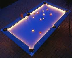 Illuminated Pool Table For Your Nights Outdoor Pool Table Custom Pool Tables Pool Table