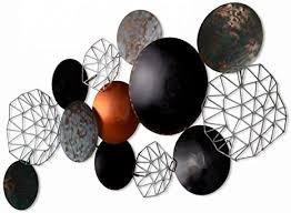 The simplest way to make a big impact in a small space like a bathroom, is to be smart about your wall decor! Kunstloft Extravagant Metal Wall Sculpture Galactic Space 125 X 64 X 7 Cm Design Wall Decoration Xxl Handmade Luxury Metal Picture Wall Relief Circles Blue Round Modern Wall Picture Amazon De Kuche Haushalt