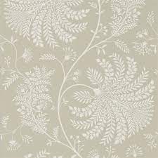 Colecao Art Of The Garden Dart216342 Sanderson England Green Wallpaper Feature Wallpaper Cream Wallpaper