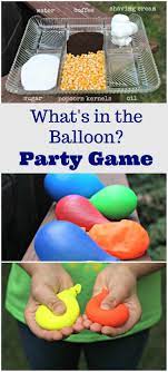 Party Games For Kids Mystery Sensory Balloons Backyard Party Games Balloon Party Games Kids Party Games