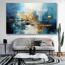 Tablou Canvas-Blue and White Shades – The Print Studio