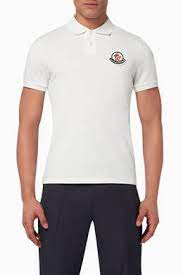 Here at promotique you'll find a wide range of polos you can. Shop Moncler White Rubber Logo Patch Polo T Shirt For Men Ounass Uae