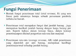 Fungsi permintaan yang dihadapi oleh seorang produsen monopolis ditunjukkan oleh p 900 15 q. Penerapan Ekonomi Fungsi Non Linier Ppt Download