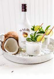 This drink is an excellent choice for those who are trying rum for the first time. Coconut Mojito Malibu Rum Cocktail For Happy Hour Entertaining