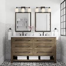 The height of the mirror in bathrooms depends on the type of mirror being installed, but a mirror is ideally placed anywhere between 38 and 42 inches from the floor. Choose The Best Bathroom Vanity For Your Home