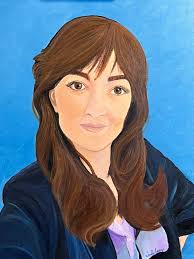 Acrylic painting of whimsical design