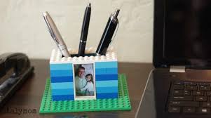 This diy project will show you how to make a colored homemade beaded pen holder. Rad Diy Pen Holder Kids Can Make With Lego Lalymom