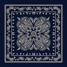 Black And White Paisley Bandana Paisley Bandana By Imagin8 In Navy Blue 21 X 21 Michaels Bandana Paisley Rosie The Riveter Costume