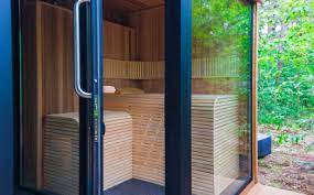 Leave gaps at the mating edges and fill them with caulk. Outdoor Sauna And Steam Room Nach Alpha Wellness Sensations Archello