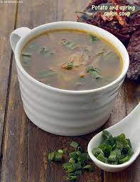 Potato And Spring Onion Soup Thai Soup Recipe Thai Recipes Recipe Spring Onion Soup Thai Soup Thai Soup Recipes
