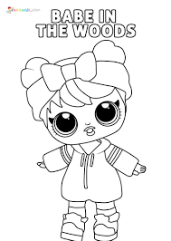 Various coloring pages for kids, and for all who are interested in coloring pages, can get amazing pictures easily through this portal. Lol Omg Coloring Pages Free Printable New Popular Dolls