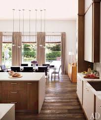 Love The How The Stone Wraps The Island Mid Century Modern Kitchen Contemporary Kitchen Home Kitchens
