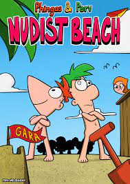 Nudist Beach - Phineas and Ferb by Garax - FreeAdultComix