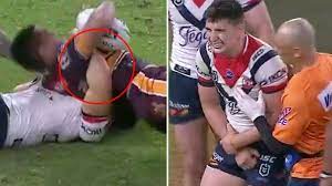 After listening to where victor radley grew up in bronte. Nrl Roosters Victor Radley Goes Down In Awkward Tackle With Anthony Milford