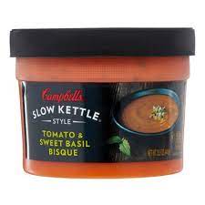 Campbell S Slow Kettle Style Soup Tomato Sweet Basil Bisque 15 5 Oz Sweet Basil Campbells Kettle
