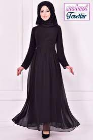 sifon elbise siyah moda merve yeni sifon tesettur abiye modelleri elbise modelleri elbise moda