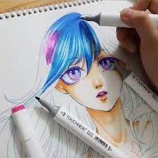 Anime Art Marker Double Headed Sketch Alcohol Marker Pen Set Marker Art Art Markers Drawing Anime Drawings Tutorials