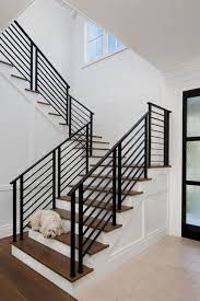 33 Ultimate Farmhouse Staircase Decor Ideas And Design 11 33decor Stair Railing Design Wrought Iron Stair Railing Staircase Railing Design