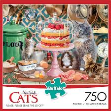 Choose from a variety of buffalo puzzle options with different sizes, number of pieces, and board material. Cats Please Please Leave The Lid Off 750 Piece Jigsaw Puzzle In 2021 Buffalo Games Jigsaw Puzzles Cat Puzzle