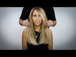 To avoid frizz, use blowout spray and apply argan oil. Long One Length Haircut Tutorial Plus Face Frame Youtube