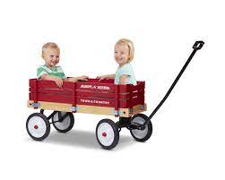Radio flyer all terrain steel & wood wagon. Town Country Wagon Red Wooden Wagon Radio Flyer
