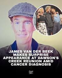 James Van Der Beek made a surprise virtual appearance at a Dawson's Creek  reunion charity event! The actor had originally dropped out of the Sept. 22  charity event due to stomach viruses,