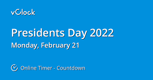 He's been in power just 48 hours but people are already counting down the days until president donald trump's inauguration failed to attract the many crowds that former president obama's did. When Is Presidents Day 2022 Countdown Timer Online Vclock