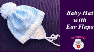 Garter ear flap hat pattern. Easy Crochet Baby Hat With Ear Flaps 0 12m How To Crochet Baby Hats Crochet For Baby 191 Youtube