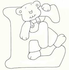 Disegni Alfabeto Orsetto Da Colorare Modelli Di Alfabeto Modelli Trapunta Alfabeto