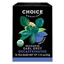 Choice Organics Ndash Organic Decaffeinated Earl Grey Tea 6 Pack Ndash Organic Black Tea Ndash 96 Tea Bags Organic Black Tea Earl Grey Tea Grey Tea