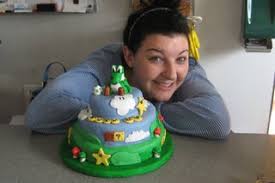 I started making this super mario birthday cake by baking the cake using a betty crocker marble cake mix using a 13x9 cake pan. Making Super Mario Yoshi Birthday Cake 6 Steps With Pictures Instructables
