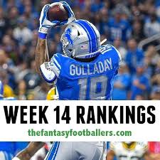 A message from the fantasy footballers. The Fantasy Footballers Week 14 Rankings Start Sit Tool On The Website Http Thefantasyfootballers Com What Are Your Toughest Decisions This Week Facebook