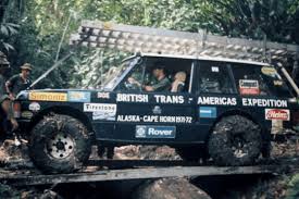 1 Of 2 Land Rovers Of The British Trans Americas Expedtion Of 1971 72 Traveling The Pan American Highway From A Land Rover Dangerous Roads Range Rover Classic