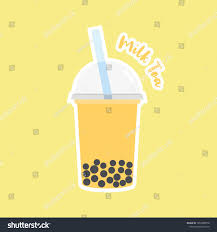 Milk Bubble Tea Vector Drink Tapioca Cup Boba Bubble Tea Pearl Taiwan Thai Drink Tapioca Sponsored Aff Vector Bubble Tea Pearls Bubble Tea Drinking Tea