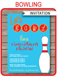 You can choose from traditional bellevue bowling alleys or more upscale, trendy bowling alleys depending on the type of party you're hosting. Bowling Party Invitations Template Birthday Party