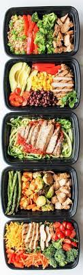 Easy Chicken Meal Prep Bowls 5 Ways Recipe Chicken Meal Prep Meal Prep Bowls Healthy Chicken Recipes