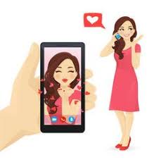 Love Call Vector Image On Com Imagens Fotos De Desenhos Animados Fotos De Desenhos Um Beijo Pra Voce